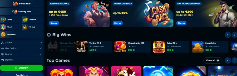 Piperspin casino
